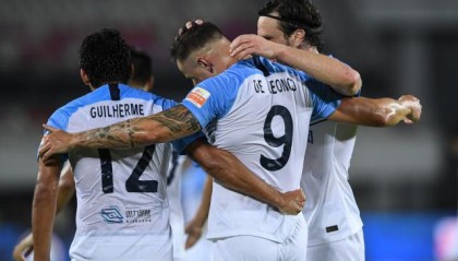 亿万28-【中超】蒂亚戈中横梁沧州难求一胜 广州城0比0沧州